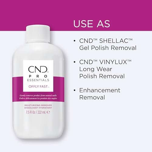 CND OFFLY FAST Moisturizing Nail Polish Remover - 7.5 fl oz Avelisse