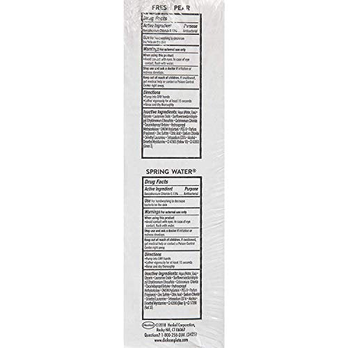 Dial Complete Antibacterial Foaming Hand Soap, 2-Scent Variety Pack, Spring Water & Fresh Pear, 7.5 fl oz Each, 5 Count Avelisse