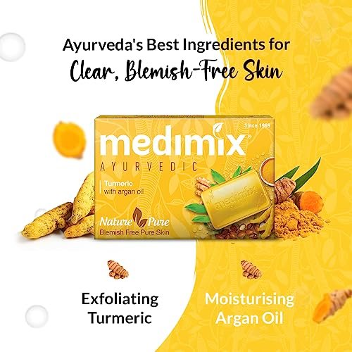 Medimix Ayurvedic Turmeric & Argan Oil Bathing Soap - 125g (4+1 Offer Pack) - görsel 6