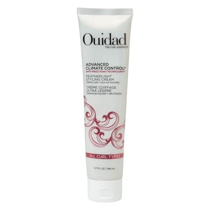 Ouidad Advanced Climate Control Featherlight Curl Cream - 5.7 oz - Frizz-Free, Hydrated Curls - Sulfate & Paraben Free