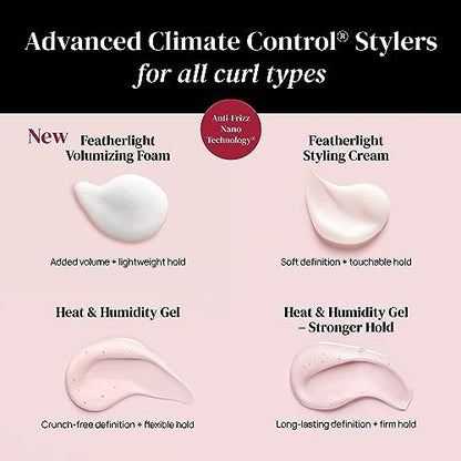 Ouidad Advanced Climate Control Featherlight Curl Cream - 5.7 oz - Frizz-Free, Hydrated Curls - Sulfate & Paraben Free