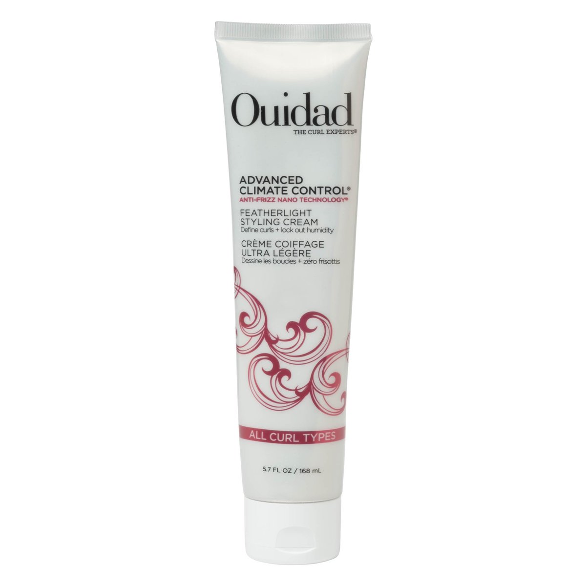 Ouidad Advanced Climate Control Featherlight Curl Cream - 5.7 oz - Frizz-Free, Hydrated Curls - Sulfate & Paraben Free - görsel 1