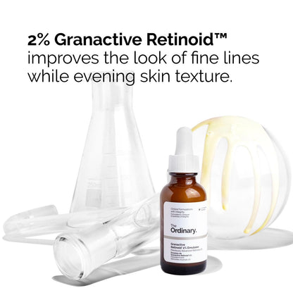 The Ordinary Granactive Retinoid 2% Emulsion - Advanced Retinoid Alternative for Anti-Aging & Skin Texture