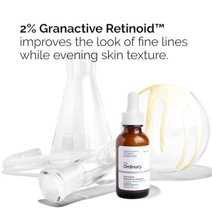 The Ordinary Granactive Retinoid 2% Emulsion - Advanced Retinoid Alternative for Anti-Aging & Skin Texture
