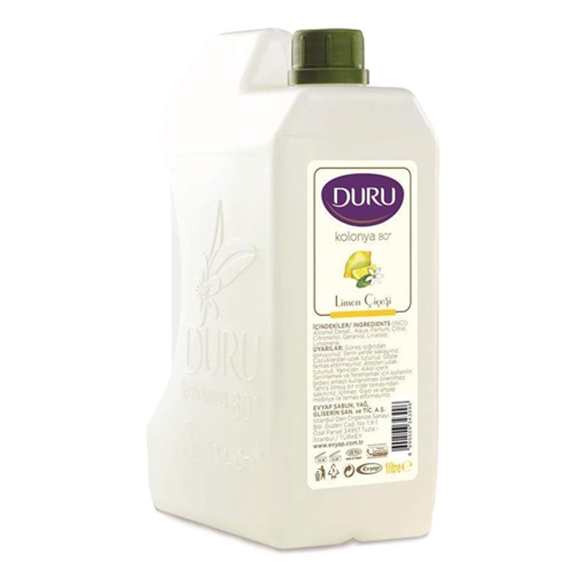 Duru Cologne Lemon 900ml – Classic Fresh Scent, Large Bottle Avelisse