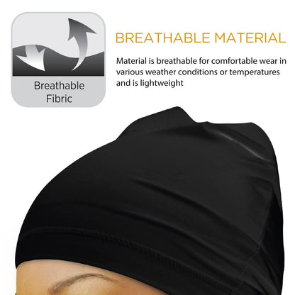Donna Collection Spandex Women's Cap - Black Wig Cap for Styling