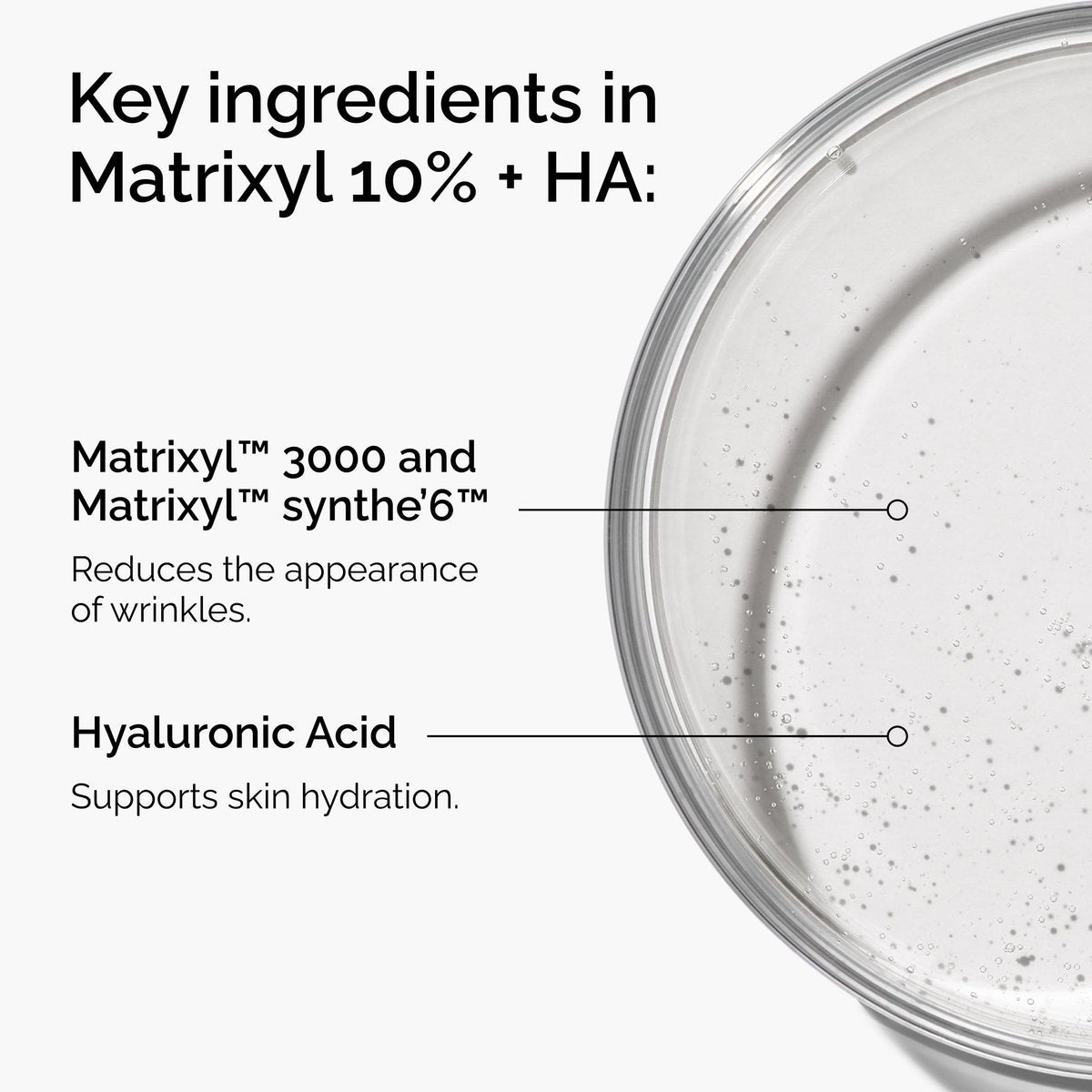 The Ordinary Matrixyl 10% + Hyaluronic Acid Anti-Aging Serum for Fine Lines and Wrinkles, 1 Fl Oz - görsel 3