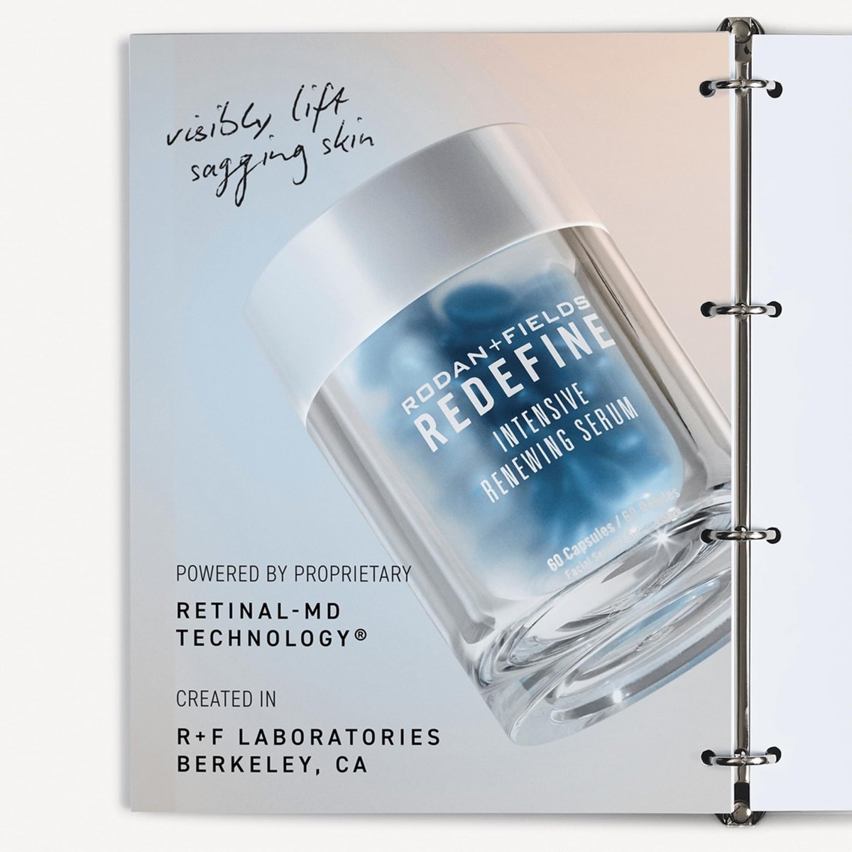 Rodan + Fields Redefine Intensive Renewing Serum | Retinol Night Serum with Vitamin A | 60 Capsules | Reduces Appearance of Fine Lines Avelisse
