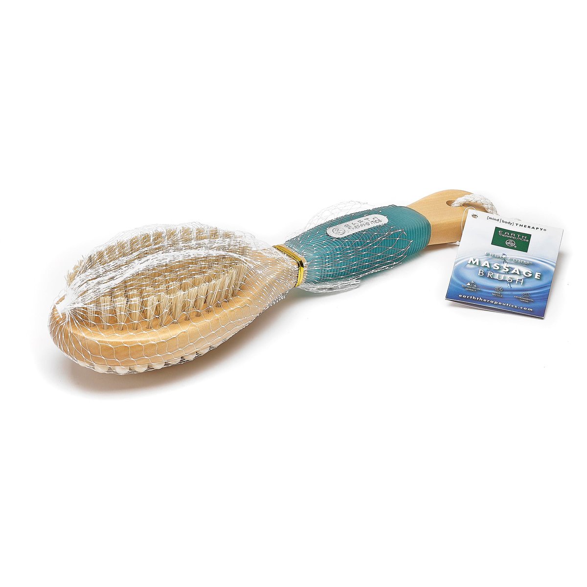 Earth Therapeutics ErgoForm Massage Brush – Premium Body Brush for Dry Brushing & Shower - görsel 5
