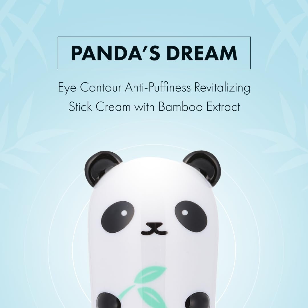 TONYMOLY Panda's Dream So Cool Eye Stick - Cooling Hydrating Eye Cream for Puffiness & Tired Eyes with Bamboo & Glacial Water, K-Beauty Skincare Avelisse