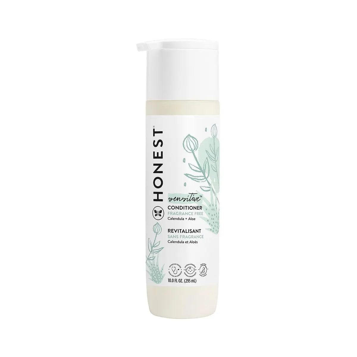 The Honest Company Silicone-Free Conditioner – Gentle, Hypoallergenic, Fragrance-Free for Sensitive Skin, 10 fl oz Avelisse