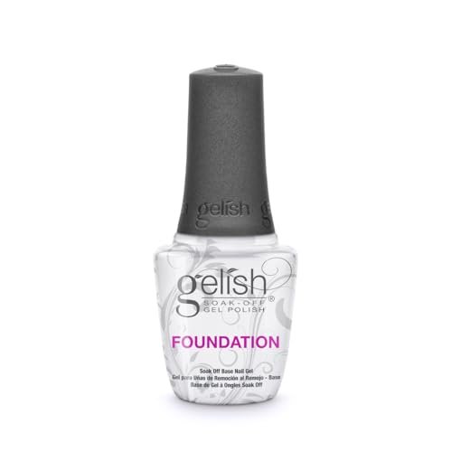 Gelish Foundation Base Gel - 1310002 | Clear Base Coat for Nail Art Avelisse