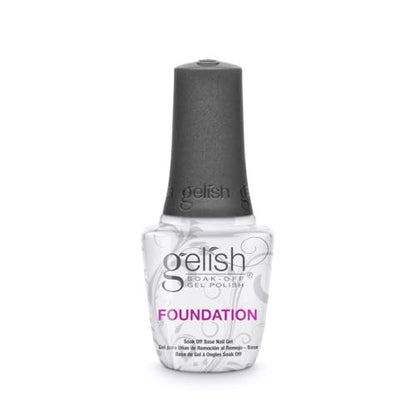 Gelish Foundation Base Gel - 1310002 | Clear Base Coat for Nail Art Avelisse