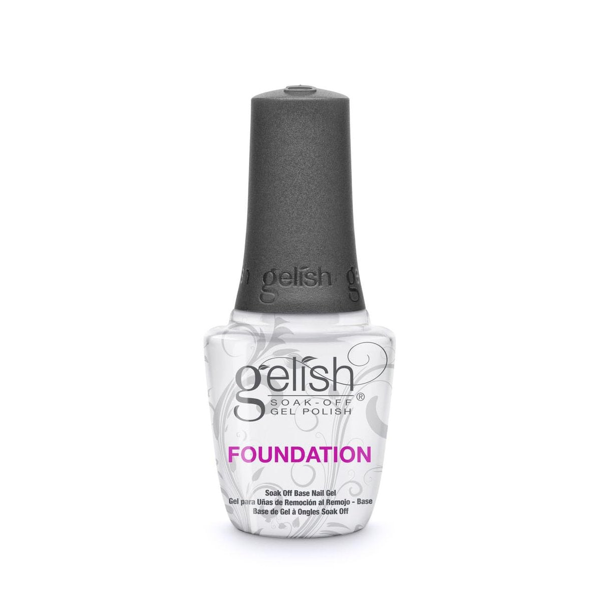 Gelish Foundation Base Gel - 1310002 | Clear Base Coat for Nail Art Avelisse