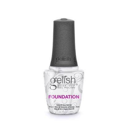 Gelish Foundation Base Gel - 1310002 | Clear Base Coat for Nail Art Avelisse
