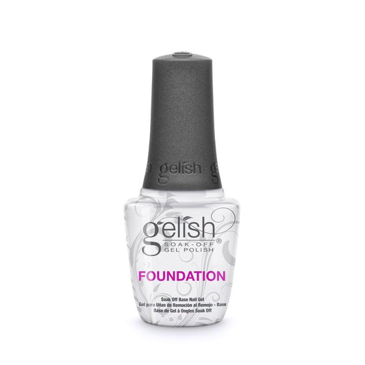 Gelish Foundation Base Gel - 1310002 | Clear Base Coat for Nail Art Avelisse
