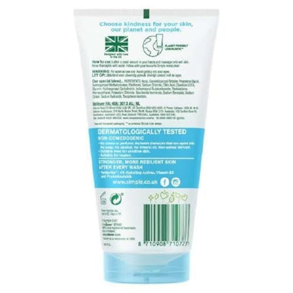 Simple Water Boost Micellar Gel Facial Wash, 5 oz (150 ml) – Hydrating Gel Cleanser for Sensitive Skin