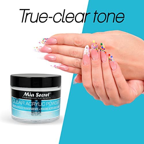 Mia Secret Clear Acrylic Powder 1oz - Professional Nail Acrylic System - görsel 10