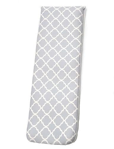 ALEIFLE Women's Heat Resistant Neoprene Curling Iron Holder - Grey Chevron Travel Storage Case for Flat Irons and Curling Wands