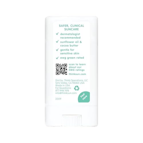 Thinksport Kids SPF 30 Mineral Sunscreen Stick – Safe, Natural, Water Resistant & Reef Safe Sun Protection for Children, 0.64 oz Travel Stick - görsel 13