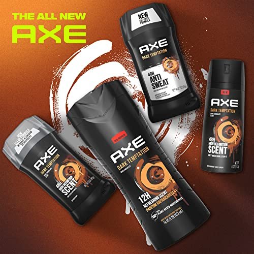 AXE Dark Temptation Antiperspirant Stick for Men – 48-Hour Sweat Protection, All-Day Fresh Scent, 2.7 oz (Pack of 4) - görsel 10