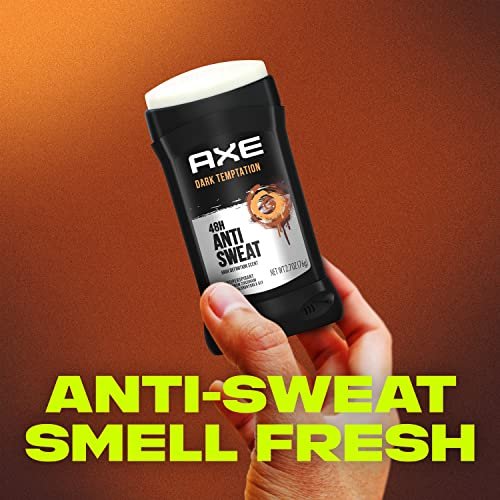 AXE Dark Temptation Antiperspirant Stick for Men – 48-Hour Sweat Protection, All-Day Fresh Scent, 2.7 oz (Pack of 4) - görsel 6