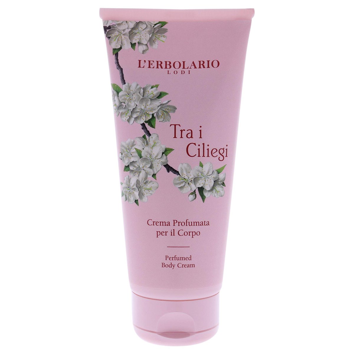 L'Erbolario Perfumed Body Cream - Moisturizing Body Butter with Cherry Extract - Softening Skin Care with Vitamin-Rich Oils - Tra i Ciliegi - 6.7 oz - görsel 3