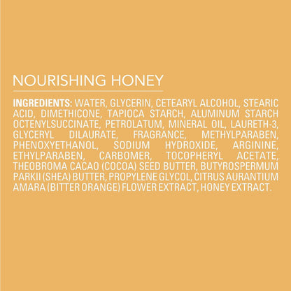 Jergens Nourishing Honey Dry Skin Moisturizer with Illuminating Hydralucence Blend, 16.8 oz (Pack of 4) Avelisse