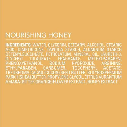 Jergens Nourishing Honey Dry Skin Moisturizer with Illuminating Hydralucence Blend, 16.8 oz (Pack of 4) Avelisse