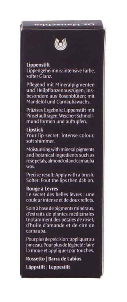 Dr. Hauschka Lipstick Bromelia - Nourishing Natural Lip Color, 0.14 oz