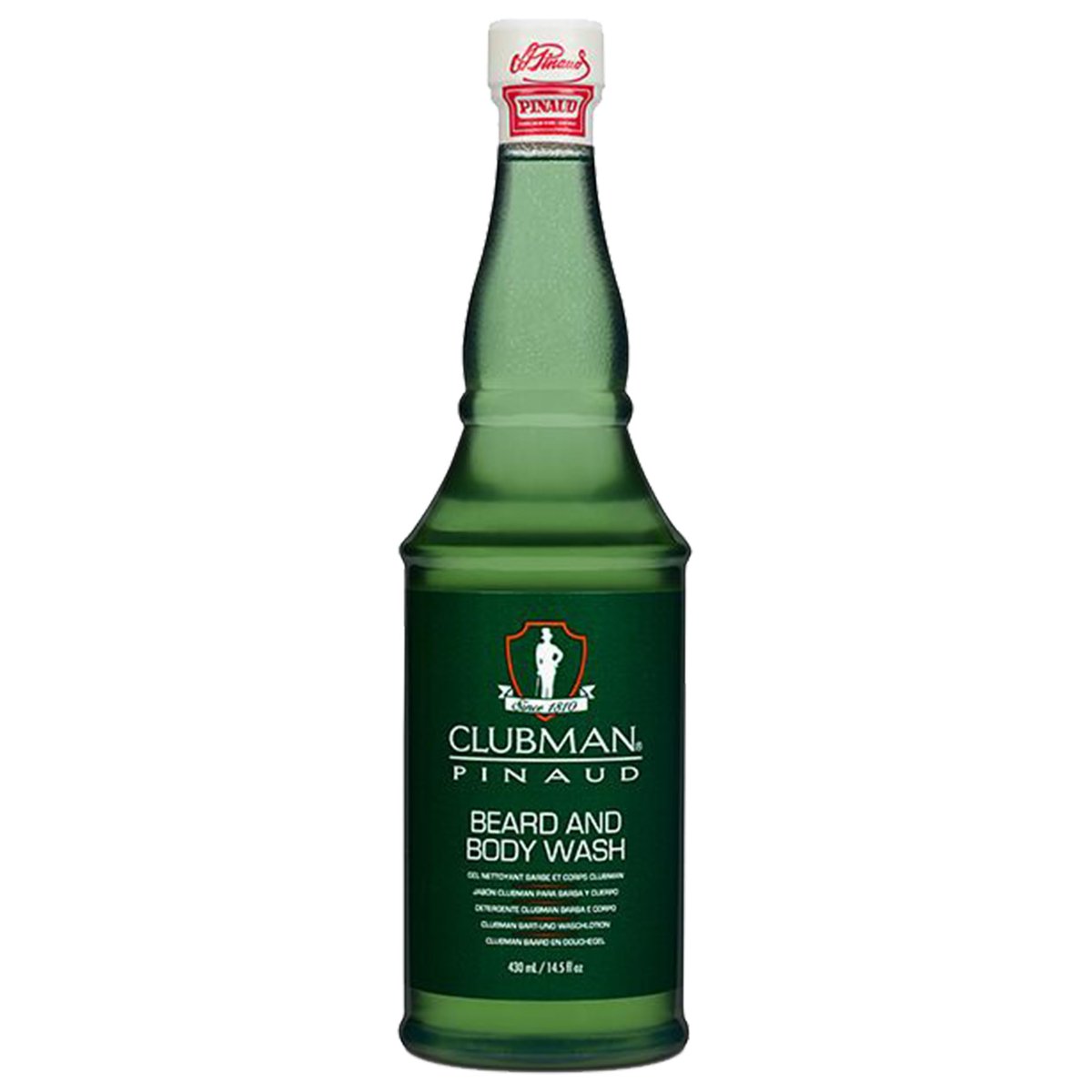 Clubman Pinaud Beard and Body Wash – Refreshing Dual-Purpose Cleanser for Beard and Skin, 14.5 fl oz Avelisse