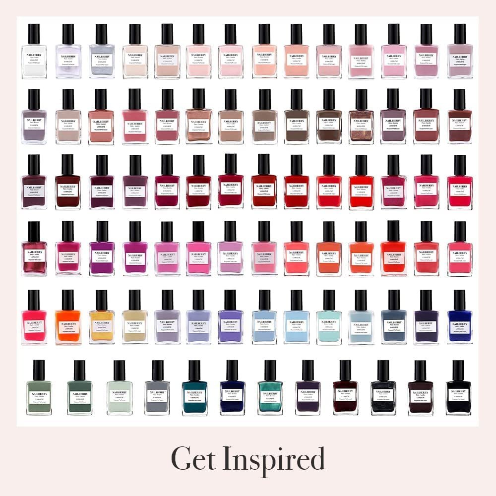 Nailberry Acai Nail Elixir - 5-in-1 Nail Base Coat & Treatment - Strengthens, Hydrates, Protects, Smooths & Grows - Vegan, Halal & Cruelty-Free - 12-Free - 15 ml Avelisse