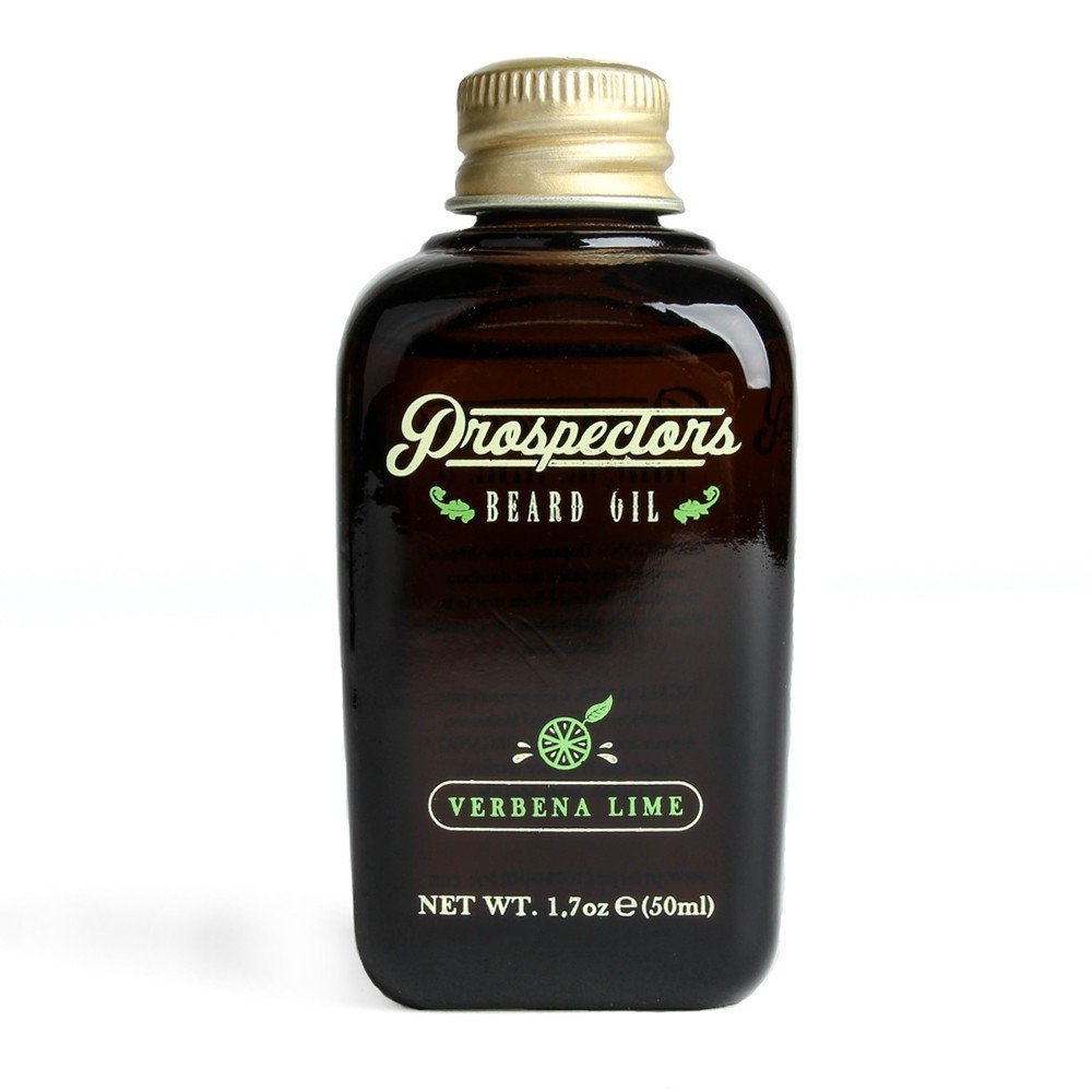 Prospectors Beard Oil, Verbena Lime – Premium Moisturizing Beard Oil for Men, 1.7 oz - görsel 1