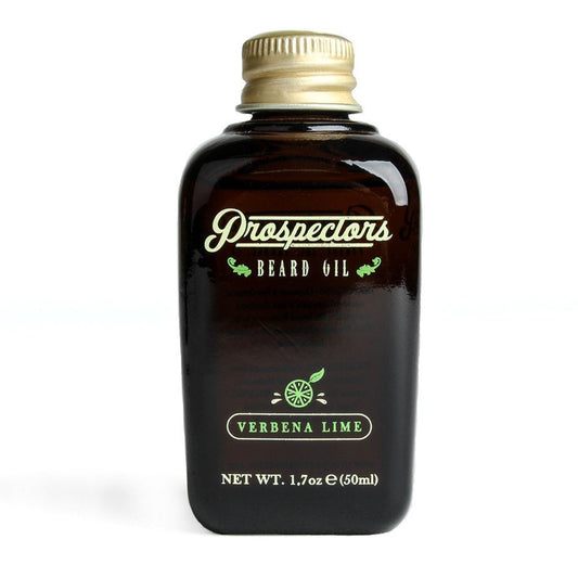 Prospectors Beard Oil, Verbena Lime – Premium Moisturizing Beard Oil for Men, 1.7 oz