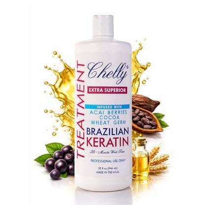 Chelly Superior Brazilian Keratin Treatment - Extra Superior Formula, 32 fl oz Avelisse