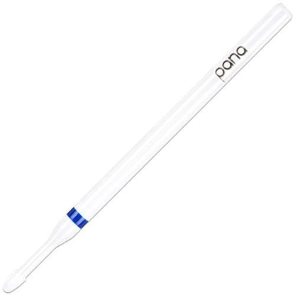 Pana 3/32" Cuticle Clean Safety Nail Ceramic White Carbide Bit (Medium Grit) for Electric Nail Drill