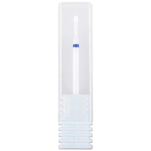 Pana 3/32" Cuticle Clean Safety Nail Ceramic White Carbide Bit (Medium Grit) for Electric Nail Drill - görsel 8
