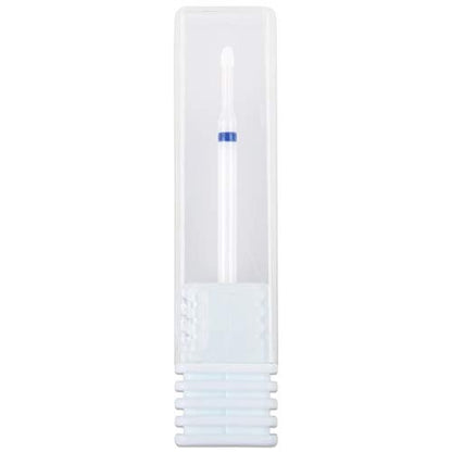 Pana 3/32" Cuticle Clean Safety Nail Ceramic White Carbide Bit (Medium Grit) for Electric Nail Drill