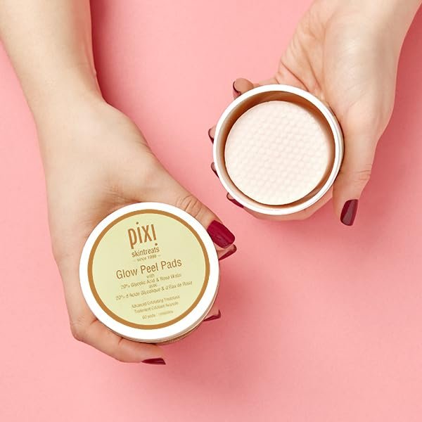 Pixi Beauty Glow Peel Pads – Exfoliating Glycolic Acid Treatment for Glowing Skin, 60 Pads - görsel 2
