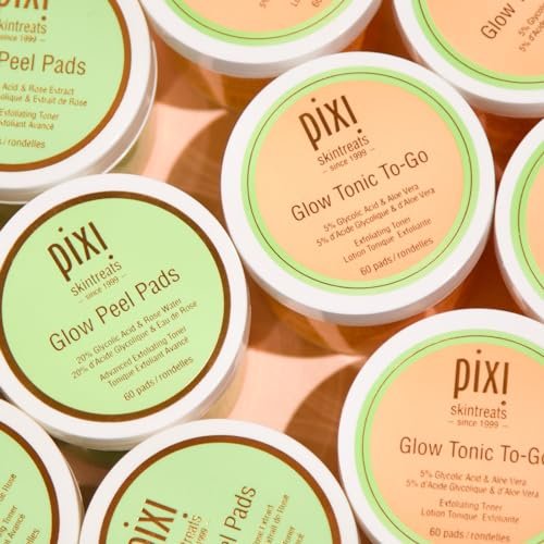Pixi Beauty Glow Peel Pads – Exfoliating Glycolic Acid Treatment for Glowing Skin, 60 Pads - görsel 6