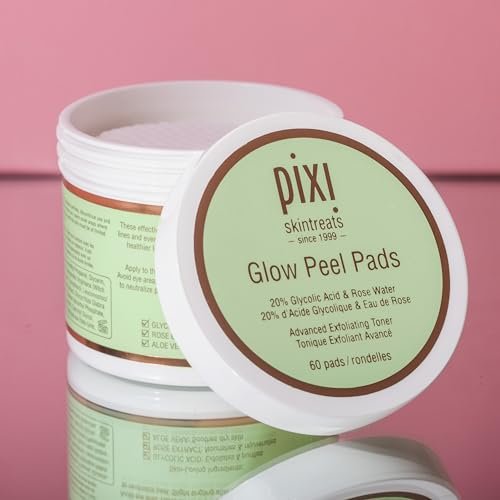 Pixi Beauty Glow Peel Pads – Exfoliating Glycolic Acid Treatment for Glowing Skin, 60 Pads - görsel 4