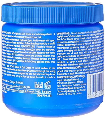 S Curl Texturizer Wave & Curl Creme - Regular, 15 oz - Define & Moisturize Natural Waves - görsel 5