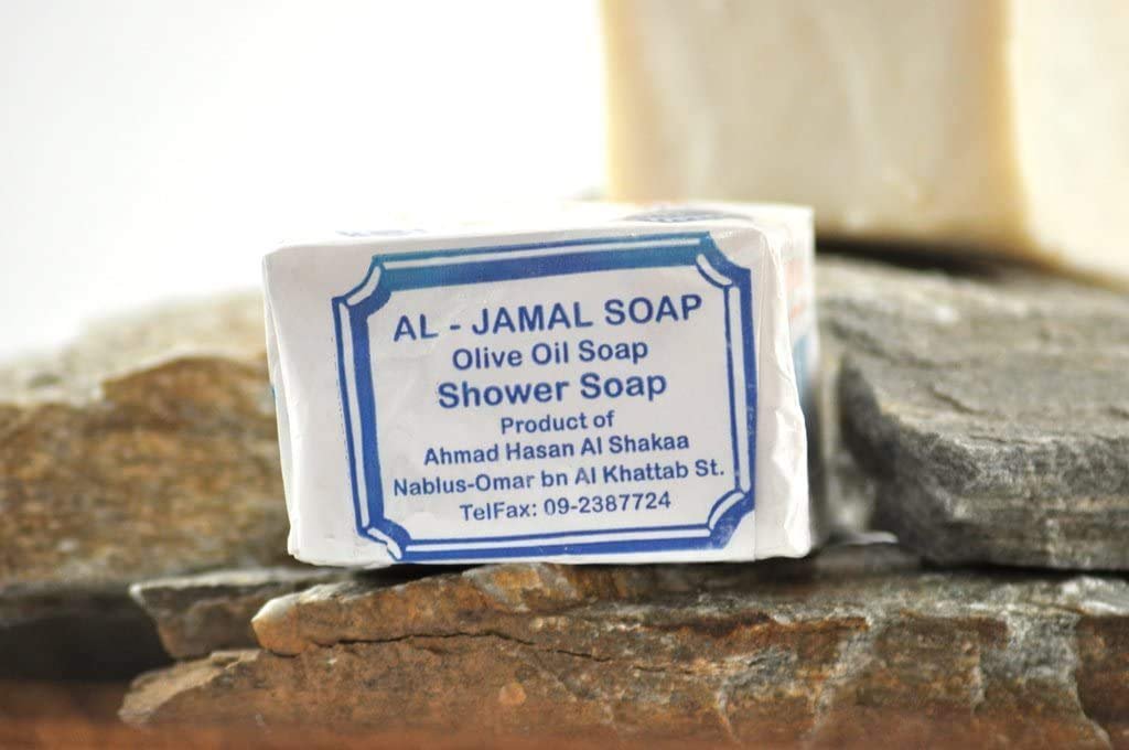 Al Jamal Original Virgin Olive Oil Soap Bars - Handmade Nablus Soap, Natural & Organic (Pack of 2) Avelisse