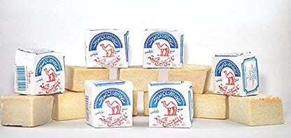 Al-Jamal Palestinian Olive Oil Soap Bar - Traditional Nablus Soap, Organic & Natural, 6 Bars Avelisse