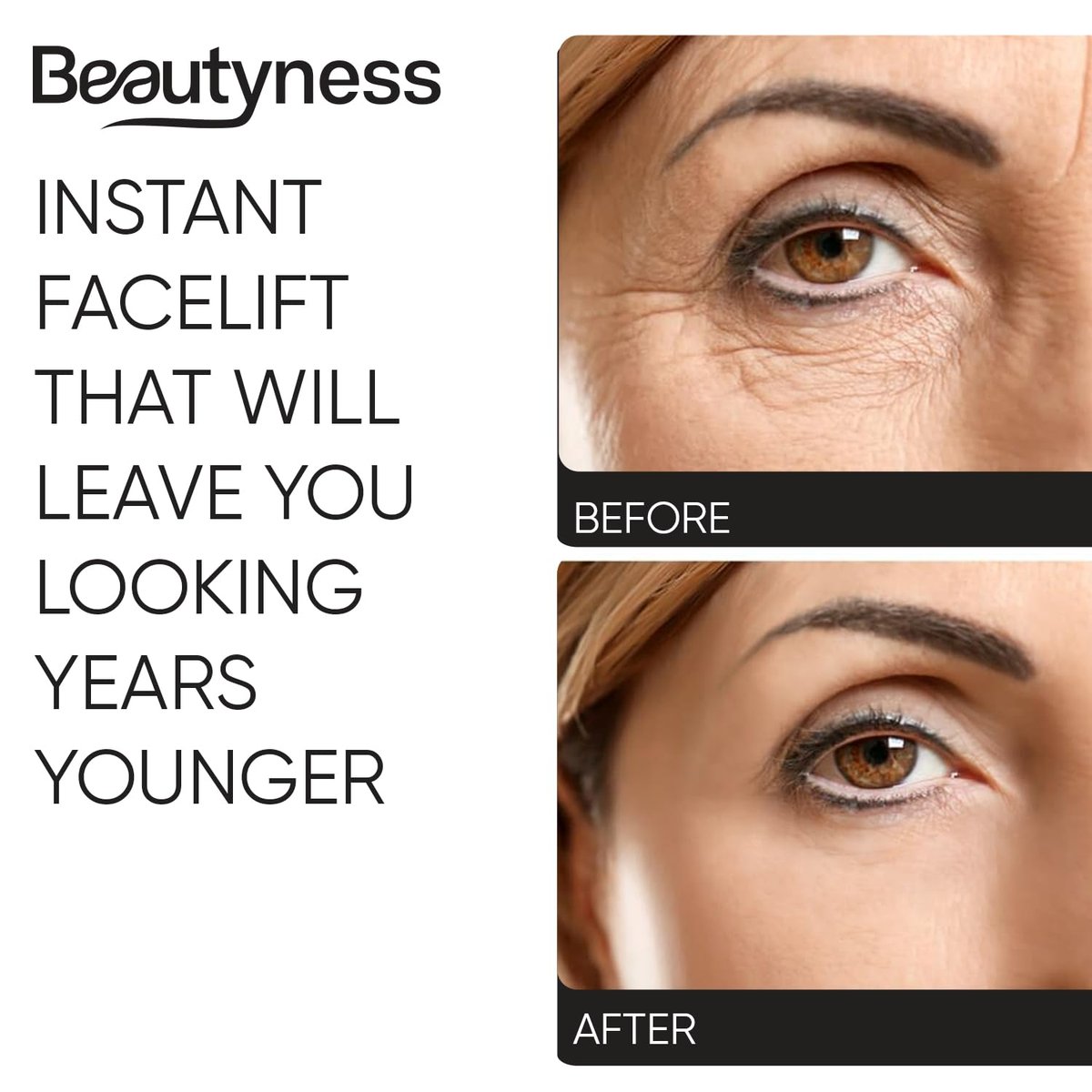 Instant Ageless Eye Cream - Reduce Under Eye Bags, Wrinkles, Dark Circles & Fine Lines - Tighten & Lift Sagging Skin Avelisse
