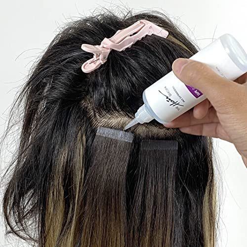 X10 Pro-Tools Tape-In Remover by The Hair Shop – Professional Salon Quality Tape-In Skinweft Remover, Alcohol-Based Precision Bottle, Safe & Effective (3.4 Fl Oz) - görsel 7