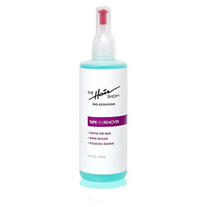 X10 Pro-Tools Tape-In Remover by The Hair Shop – Professional Salon Quality Tape-In Skinweft Remover, Alcohol-Based Precision Bottle, Safe & Effective (3.4 Fl Oz)