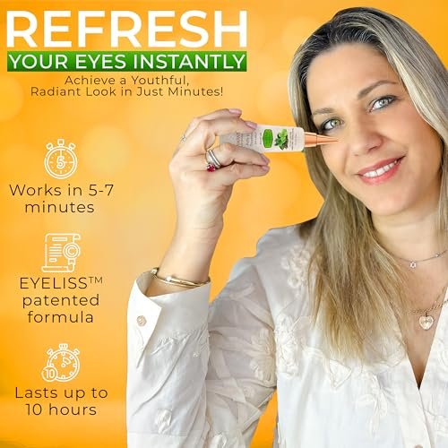 Puffy Eye Treatment – Instant Results with Green Tea Extract & Dead Sea Minerals by SEAMANTIKA – 0.8 fl oz Avelisse