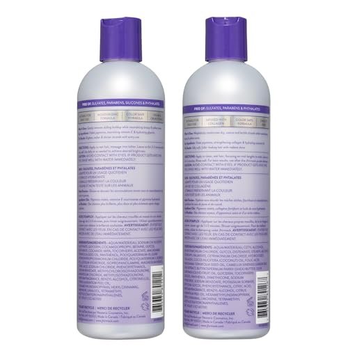 Jhirmack Silver Brightening Purple Shampoo and Conditioner Set for Silver, Grey, and Blonde Hair - 12 Fl Oz Each - görsel 18