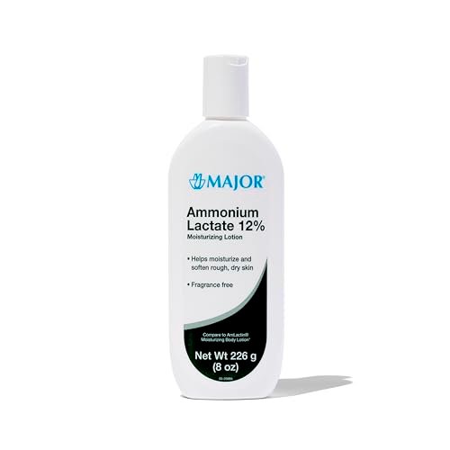 Major Ammonium Lactate 12% Moisturizing Lotion - Lactic Acid Lotion for Rough, Dry Skin - Fragrance-Free, 8 oz - görsel 1